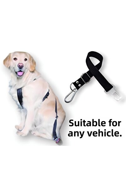 hebmeyy طوق سيارة للكلاب، حزام أمان للحيوانات الأليفة، طوق للكلاب، حزام مشي ل...