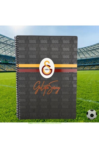 Galatasaray Σημειωματάριο A4 72 Φύλλων με Σπιράλ Εξώφυλλο από Χαρτόνι (594566...