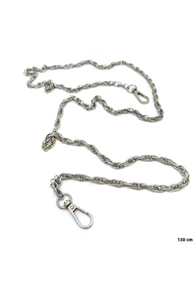 Generic Brand Silver Chain Bag Handle 130 cm with Hook