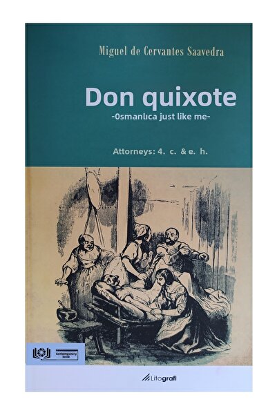Çağdaş Kitap Don Quijote - Osmanlıca Donkişot/ Osmanlıca Tıpkıbasım Ciltli
