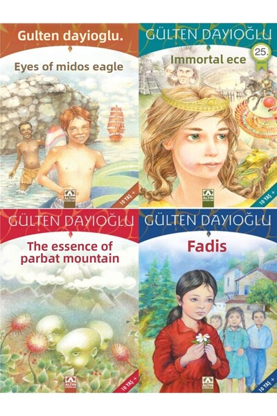 Altın Kitaplar MİDOS KARTALI’NIN GÖZLERİ+ÖLÜMSÜZ ECE+PARBAT DAĞININ ESRARI+FADİŞ