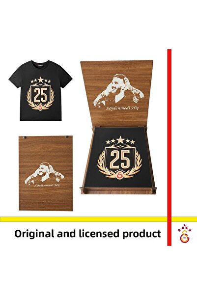 Galatasaray Licensed 2025 Championship Special Black Kids T-Shirt Gift Icardi...