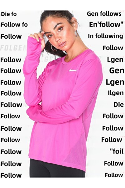 Nike Γυναικείο μπλουζάκι για τρέξιμο με μακριά μανίκια Miler Dri-Fit