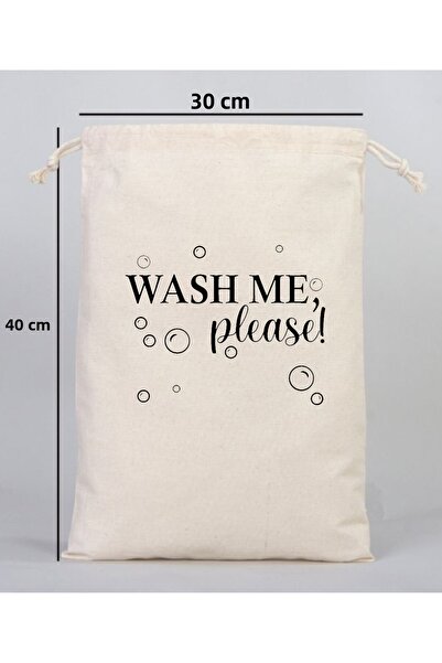 Lafarge حقيبة غسيل متسخة منظم حقيبة سفر Wash Me Please مقاس 30x40 سم