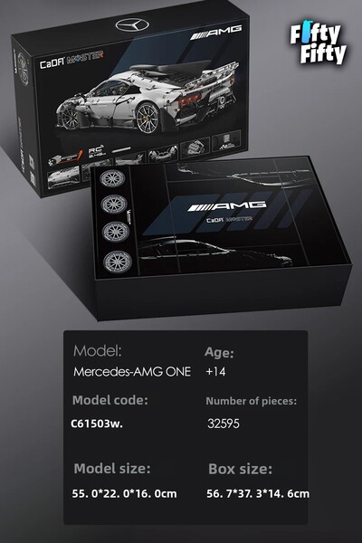 Vagonlife Cada Mercedes Amg One -C61503W (3295 Pieces) Professional Toy Construction Set