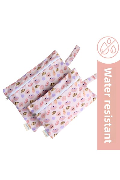 Mama Yoyo Baby&Kids مجموعة حقائب شل النظيفة والرطبة/المتسخة المكونة من قطعتين