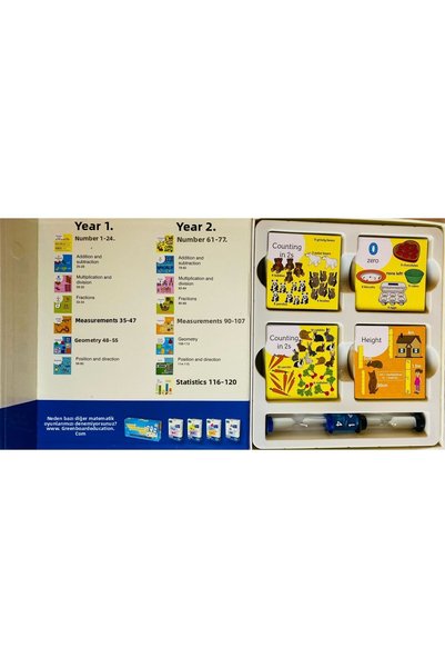 Green Board Games Brainbox Maths Pack 1-2 (Maths Pack Years 1 and 2) - English