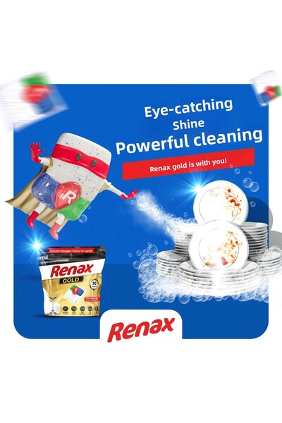 RENAX Gold Dishwasher 250 L Bulk Capsule