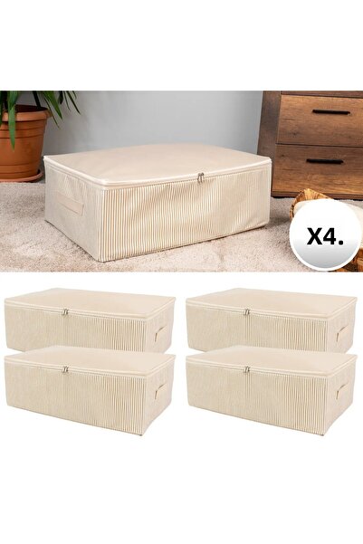 AYHANHOME Under Base Suitcase Closet Organizer - 4 Pieces, Large Size, Storage and Organization Storage 60x40x20
