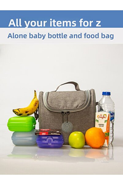 Alone Thermal Lunch Bag Grey 9312 Baby Bottle Bag