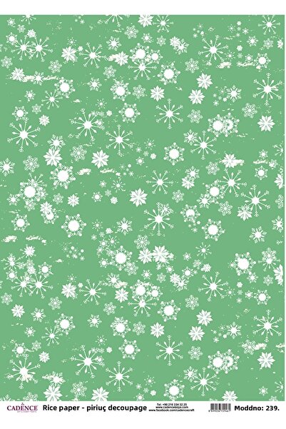 Cadence سلسلة رأس السنة الجديدة 239 ديكوباج نحاسي - 30x42