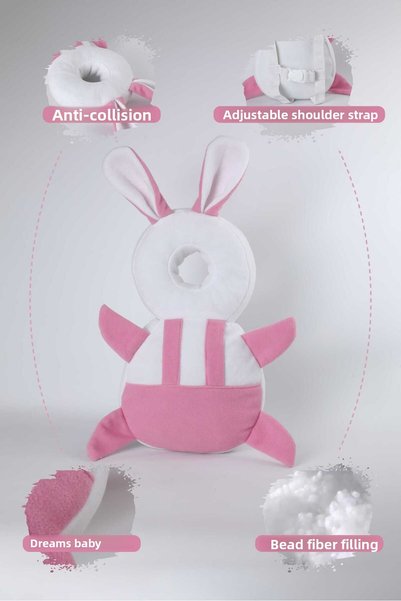 RUYALAR BEBEK Baby head protection pillow rabbit first step pillow