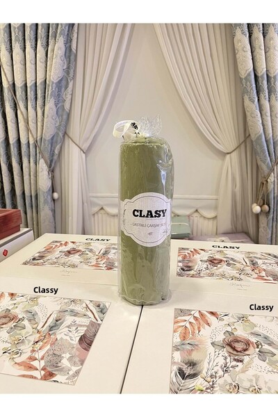 Clasy Σετ σεντόνια με ελαστικό διπλό σεντόνι Minel