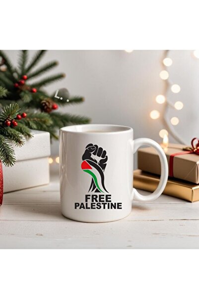 ALPŞAN TİCARET Palestine Flag Mug Cup Freedom and Solidarity Mug