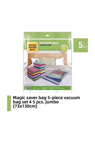 Magic Saver Bag Magic Saver Bag Σετ Jumbo 5 Τεμάχια Vacuum Poštet-4