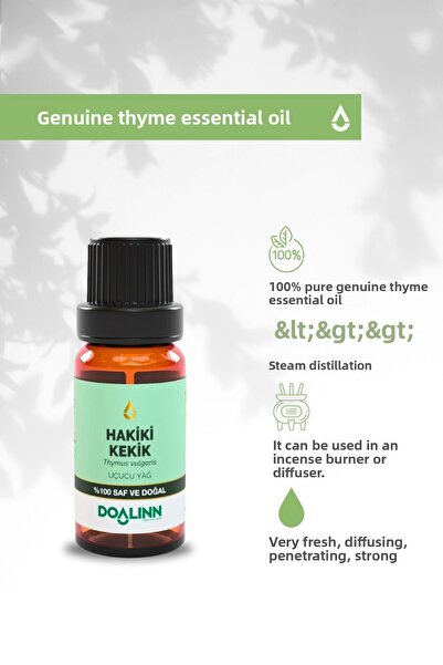 Doalinn 10 مل من Thymus vulgaris L. ct. linalol - زيت الزعتر العطري الأصلي