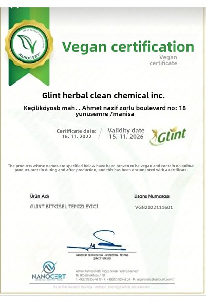 GLİNT Multi-Purpose Stain Remover - Degreaser 1 Liter