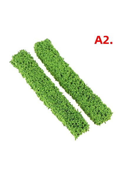 Choice A2 2 قطعة شجيرات شرائط طاولة الرمل الخضراء نموذج مصغر محاكاة DIY مواد ...