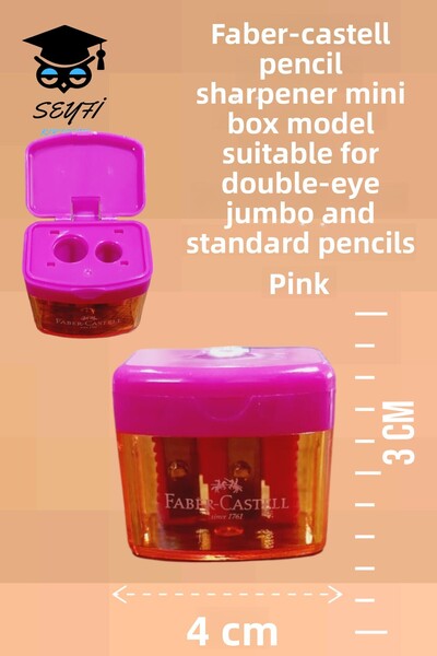 Faber Castell 1 قطعة مبراة أقلام موديلات متنوعة F-CASTELL 100% مبراة أقلام