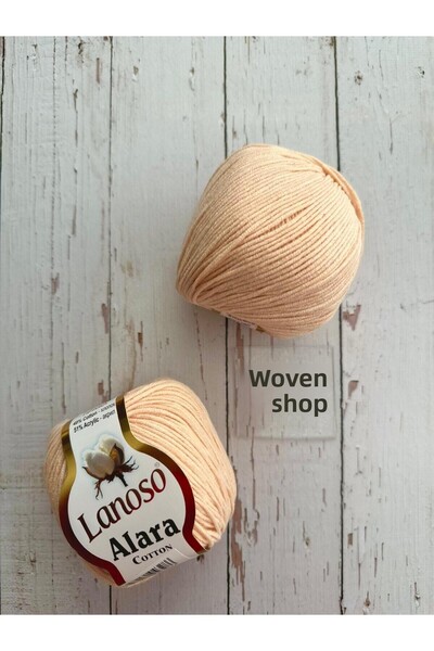 Lanoso Alara Bumbac 50 Gr. Fir de tricotat Amigurumi Punch Cod culoare: 937