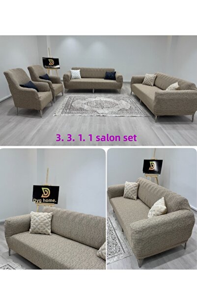 dyg home Husa scaunului |   Set de lounge |   Husa de canapea 3+3+1 Model