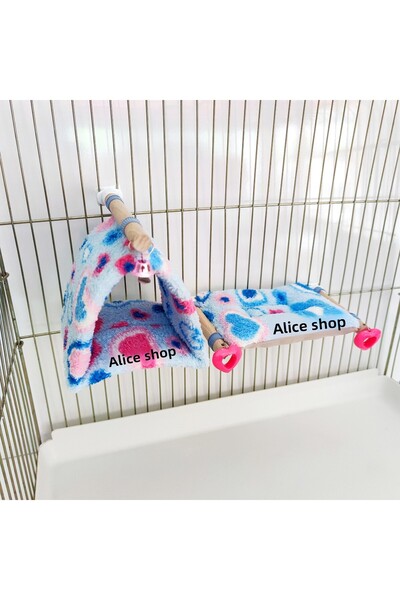 aliceshop Set of 2 Bird Beds and Tents for Budgerigars and Birds of Various Sizes