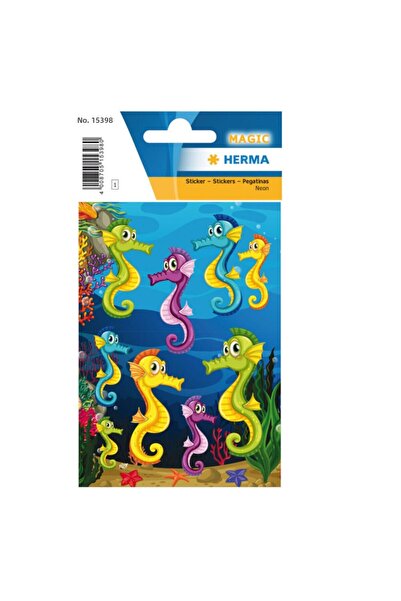 Herma ملصق سحري نيون لطيف فرس البحر 15398