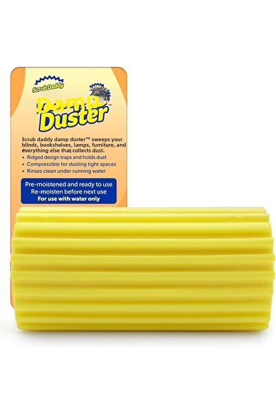 Scrub Daddy Damp Duster Burete galben pentru praf