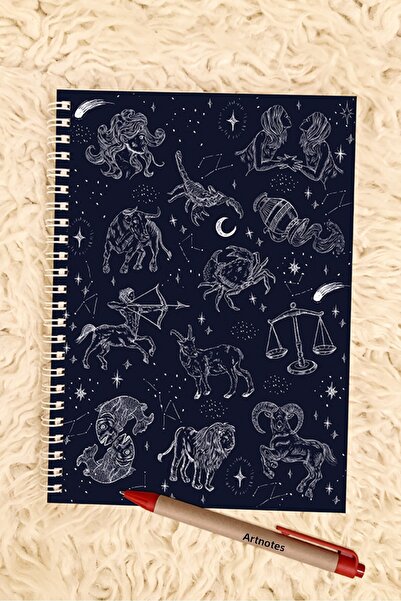 ArtNots دفتر ملاحظات بغطاء من الورق المقوى غير المبطن مقاس 15x21 سم