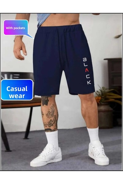 DAXİS Sportwear Company Men's Printed Cotton Shorts - Relaxed Fit Men's Shorts