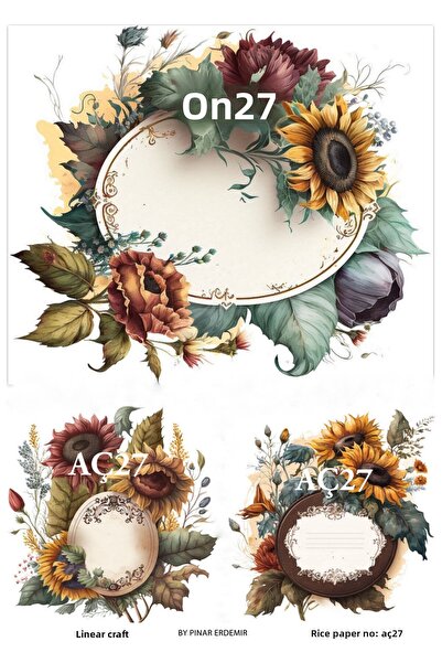 LİNEART ورق تزيين نحاسي من LineArt LA-ACC27