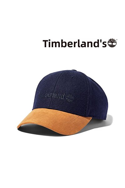 Timberland [] قبعة كرة رجالية متباينة من الياقوت الداكن