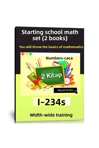 Enine Boyuna Eğitim Starting School Math Set (2 Books)