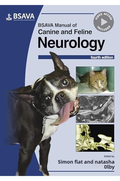 John Wiley دليل بسافا لطب الأعصاب للكلاب والقطط مع دي في دي