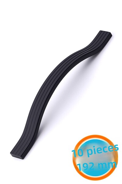 NZB Furniture Handle Striped Model Durable Long Lasting Modern Design Black S...