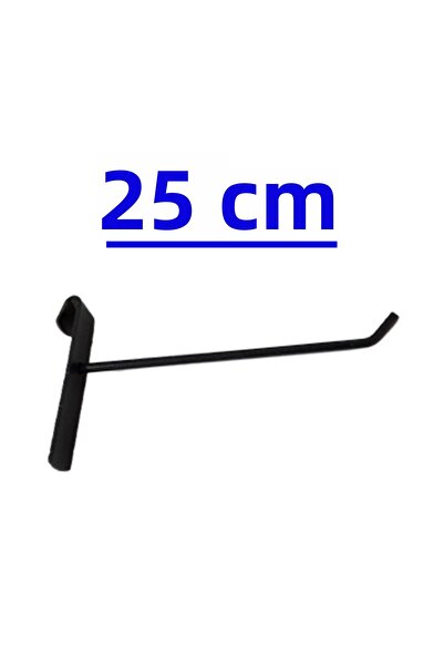 GRİDEKOR 30 bucăți cârlig pentru panou din sârmă neagră de 25 cm, cârlig pent...