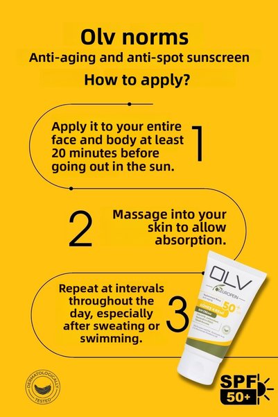 OLV Spf 50+ Anti-Aging & Anti-Blemish Sunscreen (2*50 ml) (Advantageous Pack of 2)