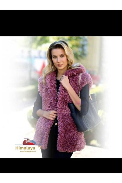 Himalaya Kuzucuk 200Gr 75620 Gray Hand Knitting Yarn - Fluffy Sweater, Vest Knitting Yarn