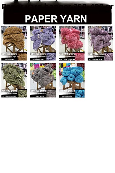 Diva İplik 350-400 γραμμάρια νήματα χαρτιού - 14 - Υπόλευκο