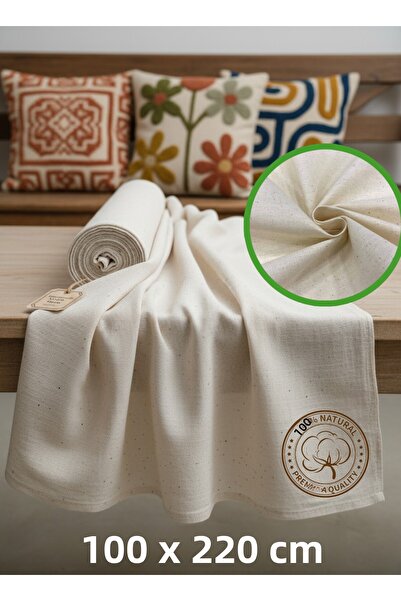 Ladylina Home 100% Cotton American Cloth |   Punch Fabric, Raw Cloth |   Thro...