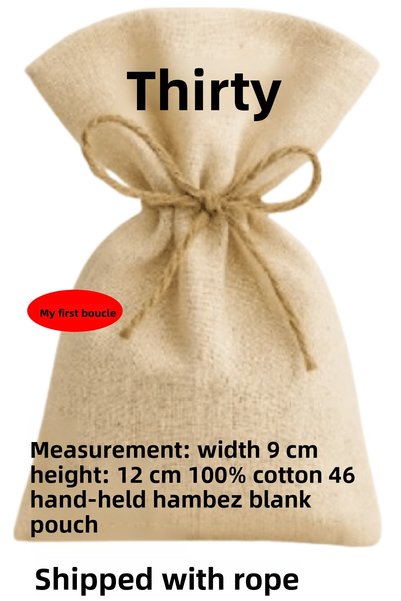 ilkadimbuklet 9 X 12 Natural Cotton Raw Cloth 30 Pieces Pouches, Wedding, Engagement, Invitation Lavender Soap, Gift, Cake