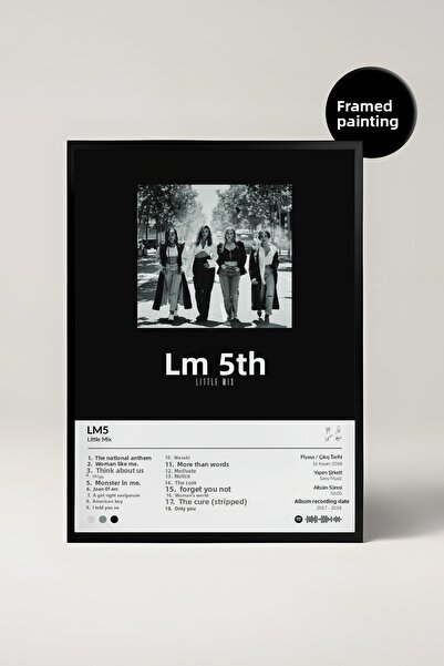 House Gorgeous Πίνακας σχεδίασης άλμπουμ με κορνίζα του Little Mix Lm5