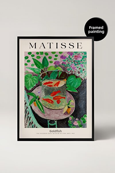 House Gorgeous Картина с рамка „Златна рибка“ на Анри Матис