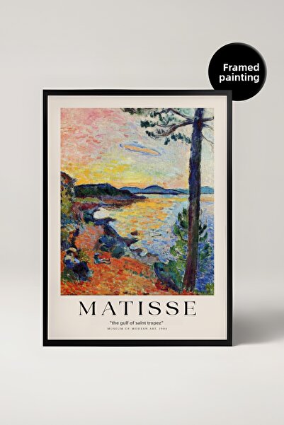 House Gorgeous Henri Matisse Pictură înrămată Golful lui Saint-Tropez