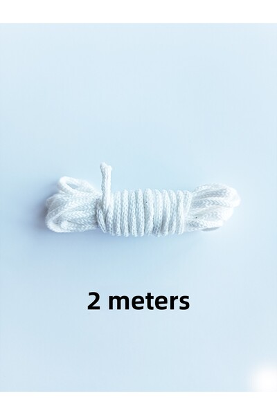 ViP GiFT Cevşen Necklace rope (2 meters) White hobby rope