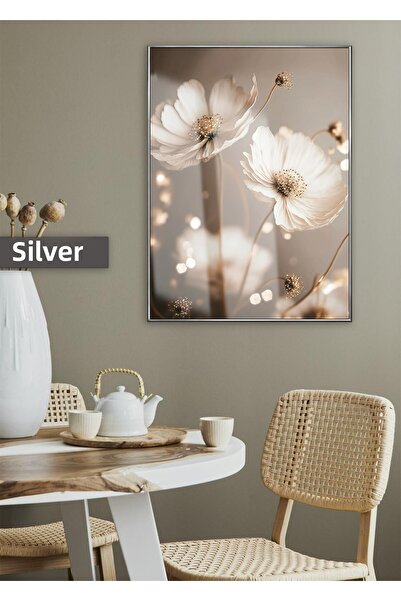 Harikabirev |   MODEL DE FLORI DE MANOLIE |   TABLA DE STICLA TEMPLATA CU CADRU, SIMPLE, VERTICALA