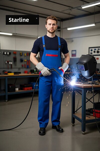 PayBuy بذلة سلامة العمل بذلة جبردين ناندينا البستاني ذات التفاصيل الداكنة، ملابس مريحة وأنيقة