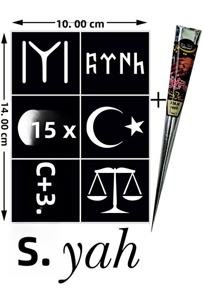 hennadibace قالب الحناء هدية الحناء الهندية السوداء