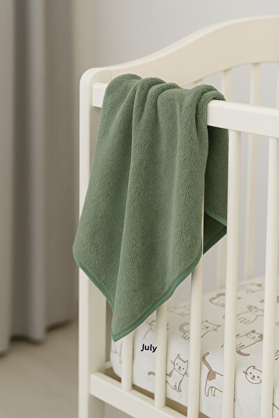 OMY Kuzu Welsoft Double Sided Blanket Unisex 90X90 Baby Swaddle Girls & Boys Winter Blanket