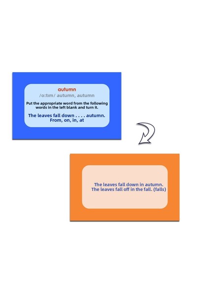 Fono Yayınları English Teaching Cards 1 – 2 (2 Boxes - 600 Cards)